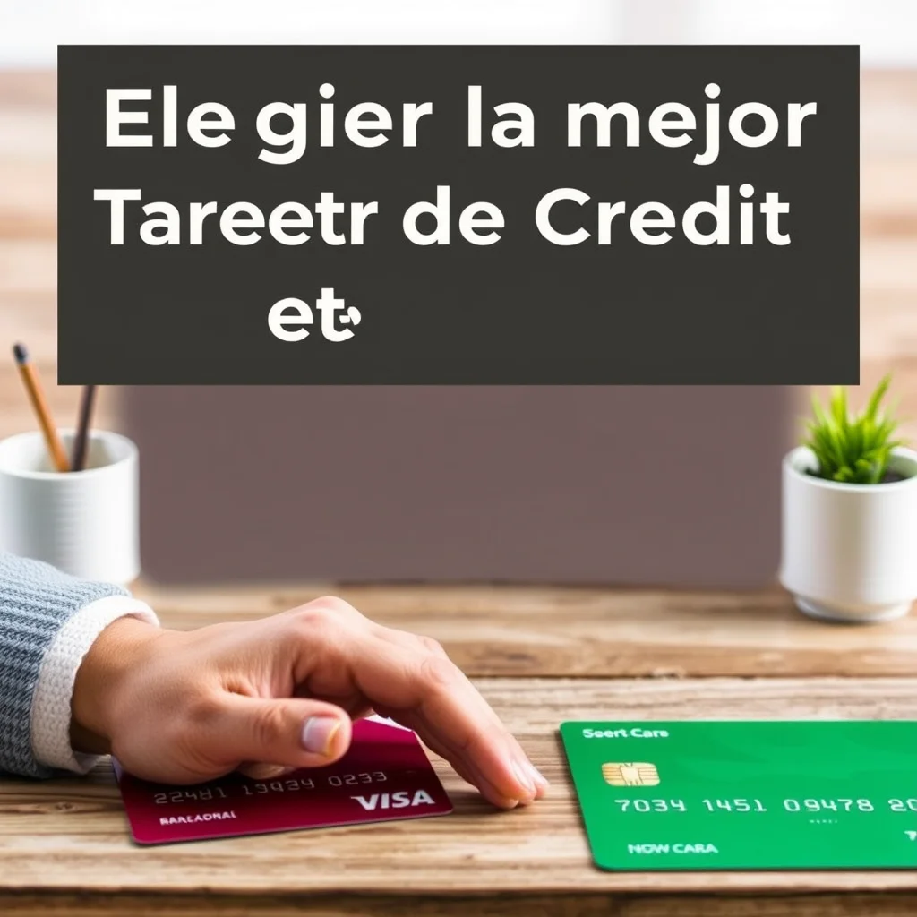 Ilustración de Cómo elegir la mejor tarjeta d