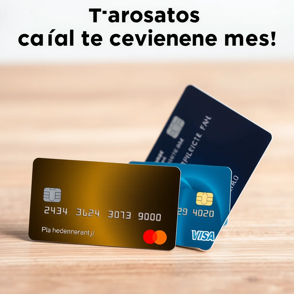 Ilustración de Comparativa de tarjetas de cré